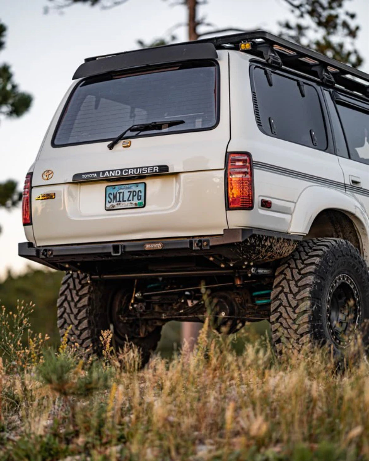 Dissent Off-Road Extreme Clearance Rear Bumper for 80 Series Land Cruiser & LX 450