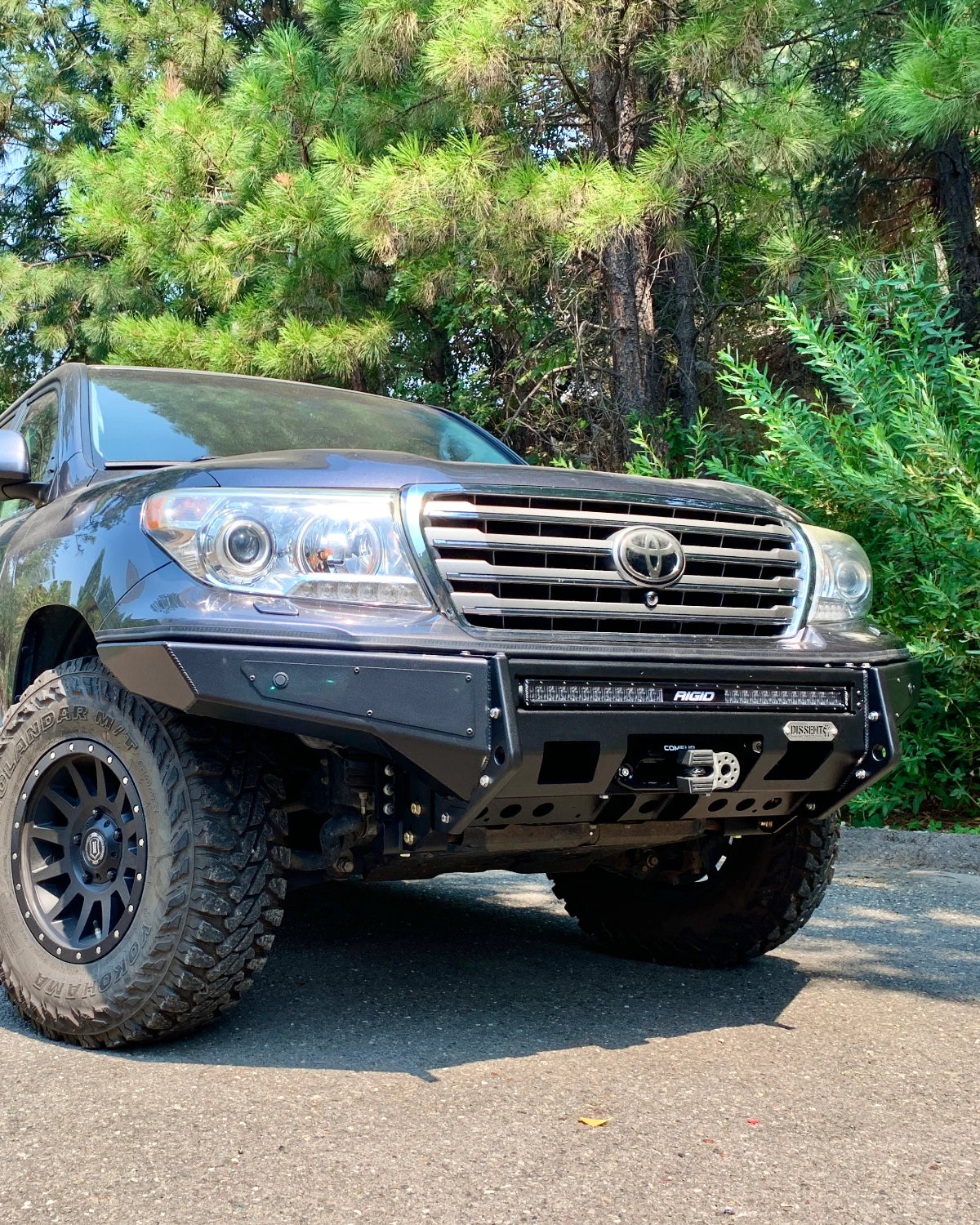 Dissent Off-Road Low Profile Modular Front Bumper for 200 Series Land Cruiser