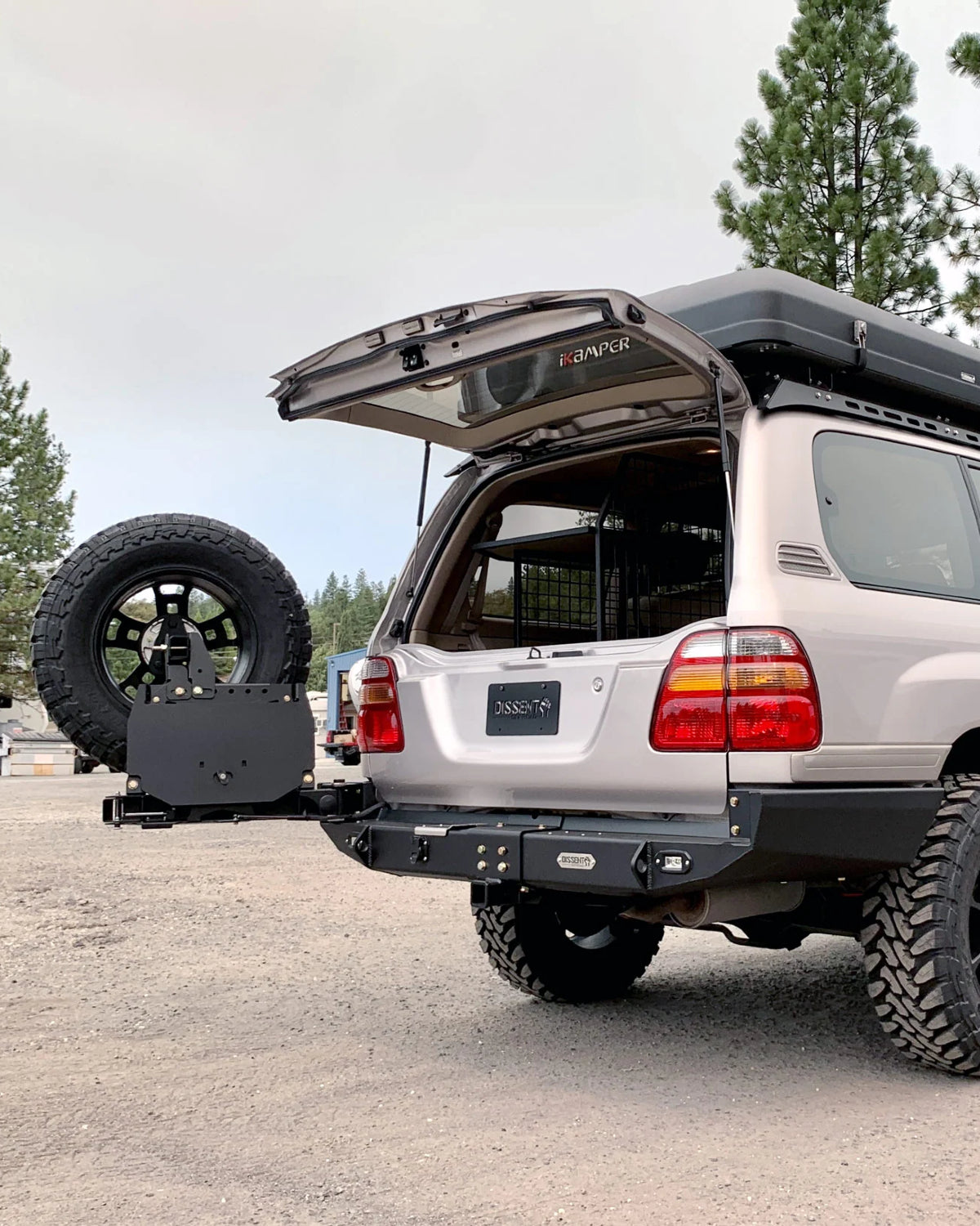 Dissent Off-Road Tire Carrier Swing-Out